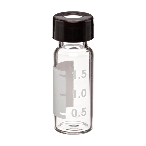 17694. VIAL VIDRIO CLARO 1.8ML, 12X32MM ROSCADO C/AREA DE ESCRITURA PAQUETE C/100 PIEZAS - WHEATON