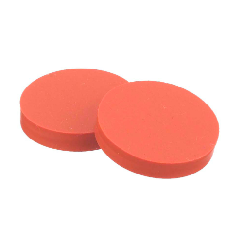 17578. SEPTAS 8MM PTFE ROJO P/VIAL 2ML CAJA C/100 PIEZAS - WHEATON