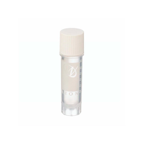 17646. VIAL CRIOGENICO (CRIOVIAL) 2ML ESTERIL C/TAPON BLANCO CAJA C/500 PIEZAS - WHEATON