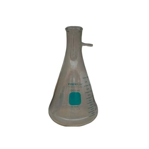 15003. MATRAZ FILTRACION DE VIDRIO KITAZATO 1LT PARED GRUESA CUBIERTA PROTECTORA - PYREX PLUS